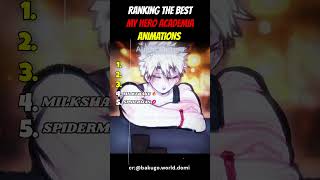 Ranking The Best My Hero Academia #myheroacademia #mha #bakugo #izuku #deku #fypシ
