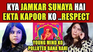 $UPREME COU'RT ने EKTA KAPOOR को कहा WEB SERIES से देश के युवाओं का दिमाग दूषि'त कर र'ही हैं