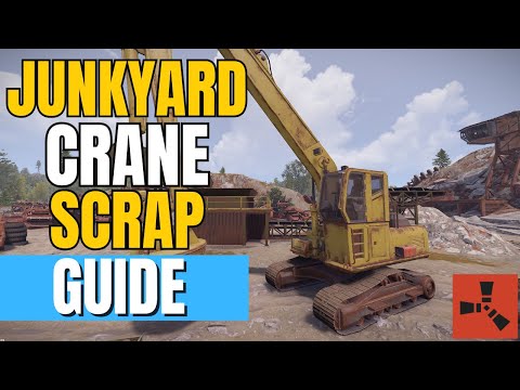 Rust - How to Use the Crane at Junkyard to Make Scrap | Waste Not, Want Not Achievement Guide