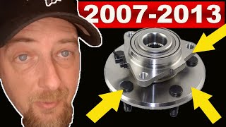Yukon Tahoe Front Wheel Bearing Replacement 2007- 2013 HOW TO!!