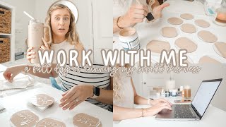 WORK WITH ME ON ETSY ORDERS | A Full Day of Running My Small Business