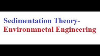 1. Sedimentation Theory