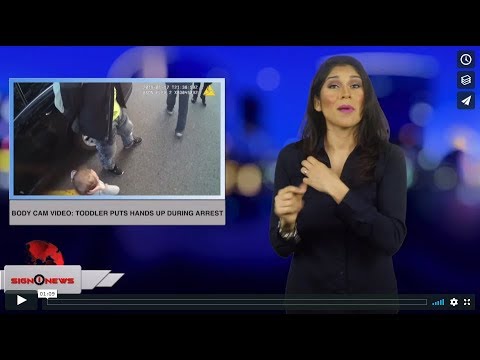 Body cam video: Toddler puts hands up during arrest (ASL - 1.20.19)