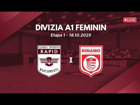 🇱🇻 LIVE | CS Rapid București 🆚 CS Dinamo București | Divizia A1 feminin 25-26