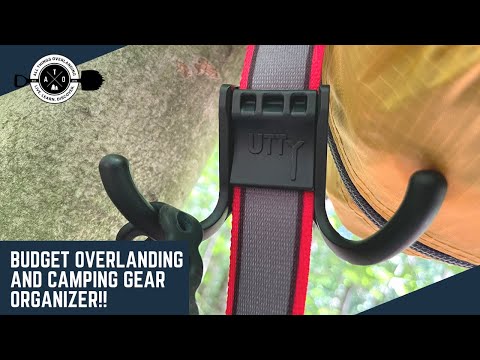 Solution for Hanging and Organizing Camping Gear - UTTy Gear Hanger Review (Overlanding, Budget)