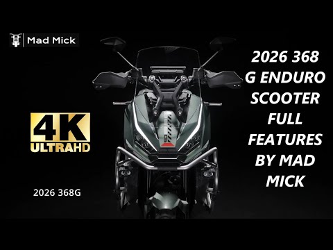 2026 368 G ENDURO SCOOTER FULL FEATURES BY MAD MICK