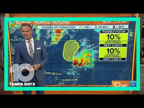 Tracking the Tropics: Area out in the Atlantic has low chance of development