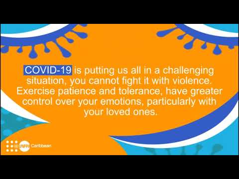 AUDIO message from UNFPA Caribbean during #COVID19 pandemic: Exercise patience and tolerance