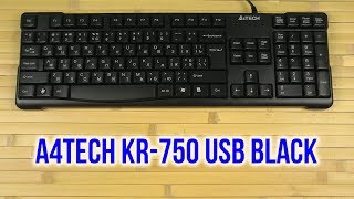A4Tech KR-750 - відео 1