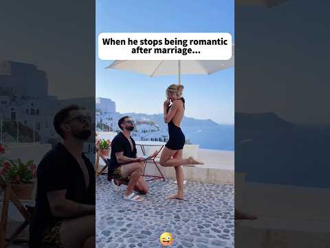 When he stops beingromantic after marriage.#Funny#Couple#Love#Sweet#Shorts#Romance