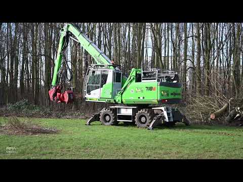 Sennebogen 718E tree care machine in Cologne.
