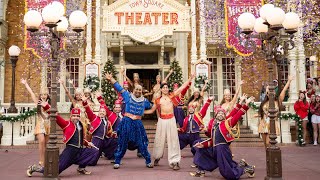 ALADDIN – The Hit Broadway Musical performs at the Disney Christmas Celebration