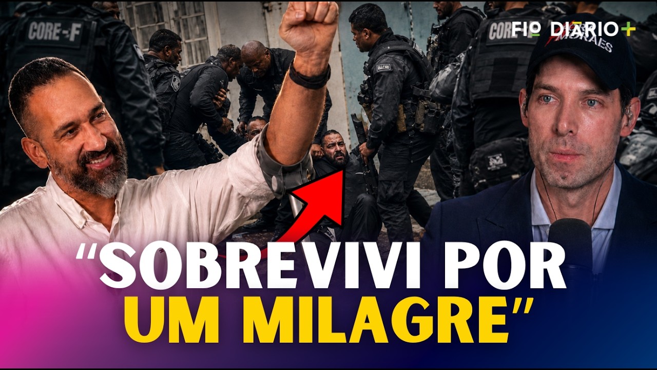 DELEGADO DA POLÍCIA CIVIL QUE ENFRENTOU O CV SE EMOCIONA AO LEMBRAR COMO SAIU DO COMA