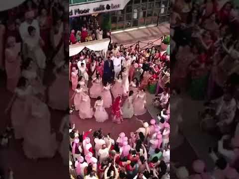 Bride Surprises Everyone With a Dance at the Baraat Indian wedding at Baltimore Harbor Place Hotel