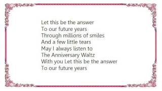 Hank Thompson - The Anniversary Waltz Lyrics