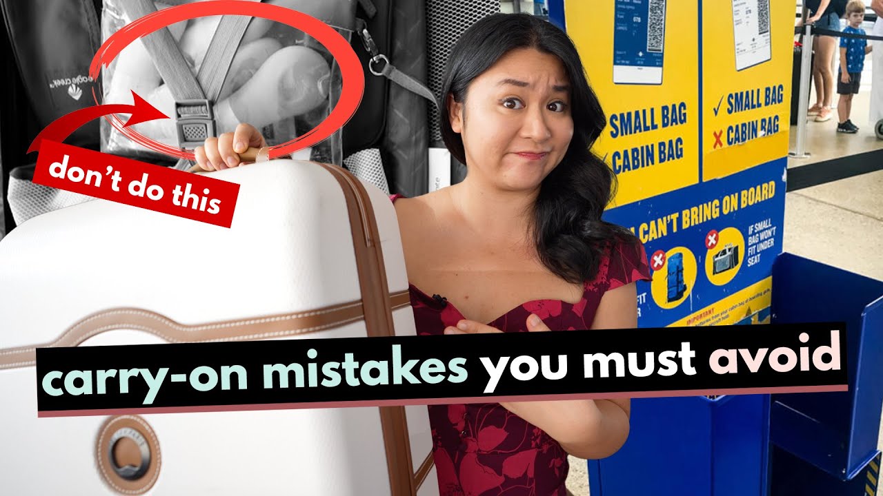 AVOID THESE CARRY ON PACKING MISTAKES IN EUROPE | How to Pack Carry-On Only (and What NOT to Do!)