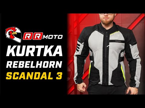 REBELHORN SCANDAL 3 _ kurtka motocyklowa na lato _ maksymalna wentylacja i bezpieczeństwo