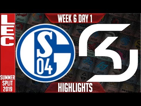 S04 vs SK Highlights | LEC Summer 2019 Week 6 Day 1 | Schalke 04 vs SK Gaming