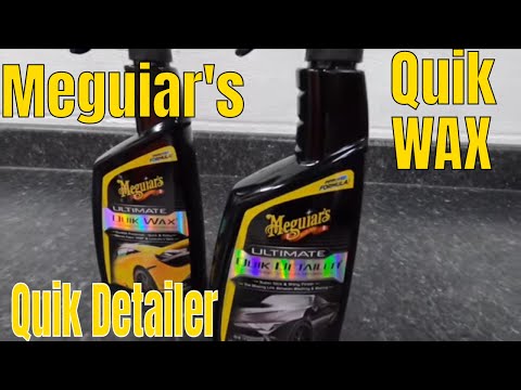 Meguiar's NEW FORMULA Ultimate Quik Wax And Detailer!!