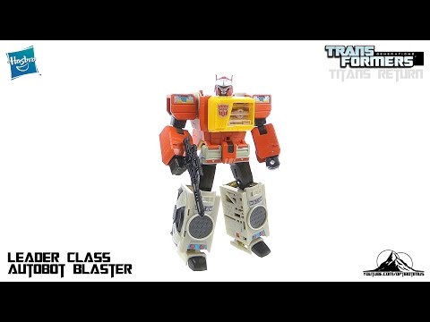 Transformers Titans Return Leader Class AUTOBOT BLASTER Video Review