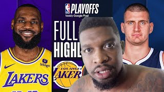 WORST FANBASE EVER... #7 LAKERS at #2 NUGGETS | FULL GAME 1 HIGHLIGHTS | April 20, 2024