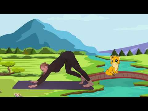 JOGA DLA DZIECI | Mindfulness | Bajkoterapia | Relaksacja i wyciszenie | Bajka o Kotku cz. II