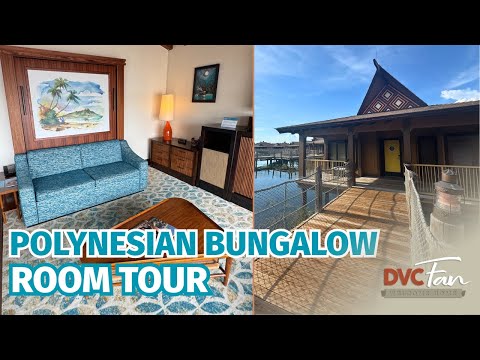 Polynesian Bungalow Room Tour! | Disney's Polynesian Villas & Bungalows