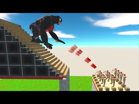 All Units Falls into Archie The Archer God - Animal Revolt Battle Simulator