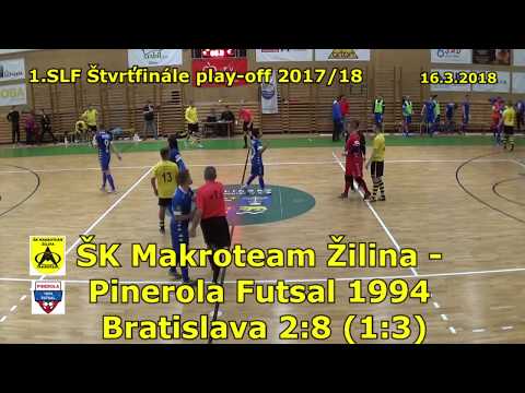 ŠK Makroteam Žilina - Pinerola Futsal 1994 Bratislava 2:8 (1:3)