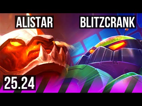 ALISTAR & Zeri vs BLITZCRANK & Kai'Sa (SUP) | KR Master | 25.24
