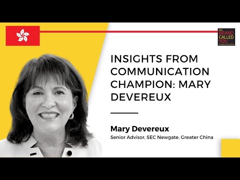 Importance of Effective Communication | Mary Devereux | Senior Advisor, SEC Newgate, Greater China