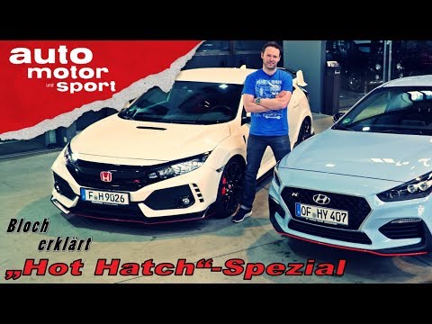 "Hot Hatch" Special: Hyundai i30 N vs. Honda Civic Type R - Bloch Explains #34 | auto motor & sport