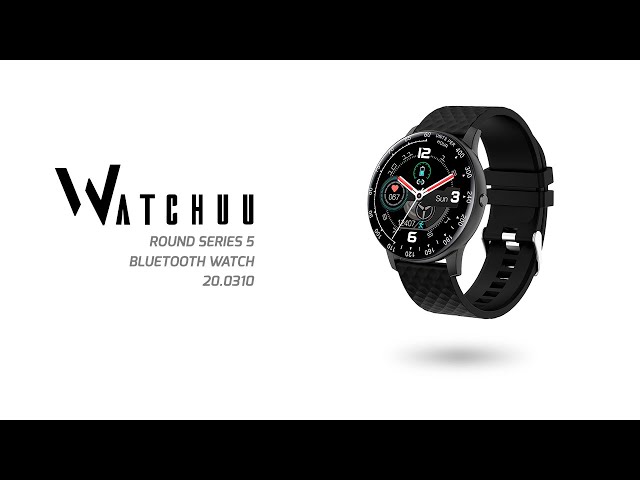 Watchuu Round Series 5 Reloj Bluetooth Morado video