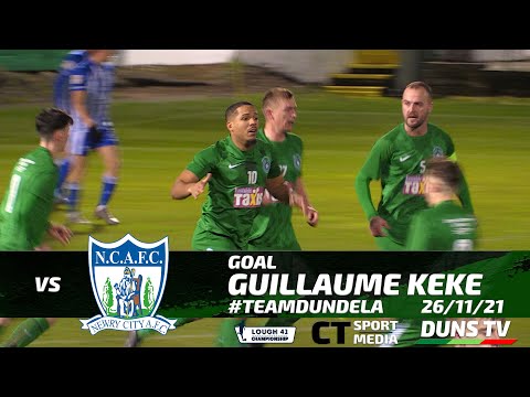 2021-22 Dundela Goals 012 - Guillaume Keke Vs Newry AFC  - 16th November 2021