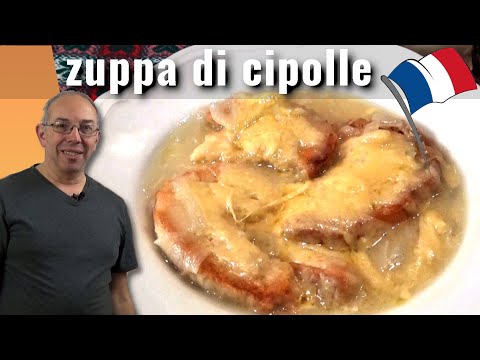 Zuppa di cipolle francese (con formaggio) ricetta facile