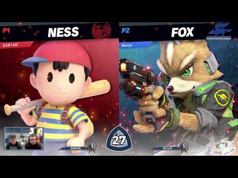 Helluva Weekly #27 - SSB100 (Banjo, Lucina, Ness) Vs. Miiself (Fox, Ness) - Winners Semifinals