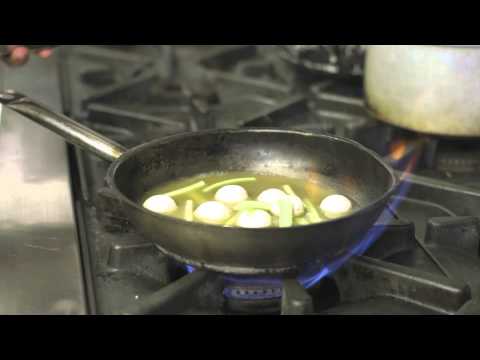 Steamed Sea Bass with celery and mushrooms by Mark Sargeant