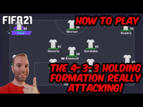 HOW TO PLAY THE 4-3-3 HOLDING FORMATION REALLY ATTACKING! - FIFA 21 TUTORIAL