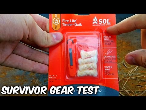 Ultimate Fire Tinder - Survivor Gear TEST