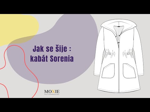 DIY kabát SORENIA - jak se šije s Moxie