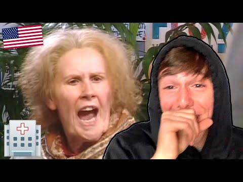American Reacts to "Catherine Tate - Hospital"