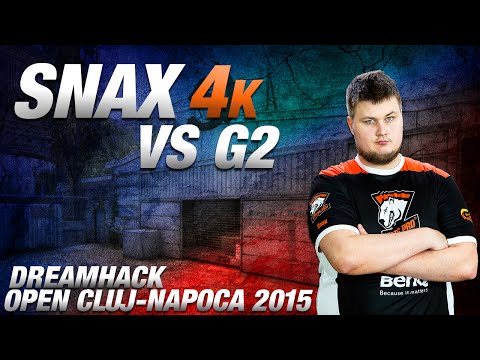 CS:GO - Virtus.pro Snax - 4 kills vs G2 with Tec-9 @ DreamHack Open Cluj-Napoca 2015