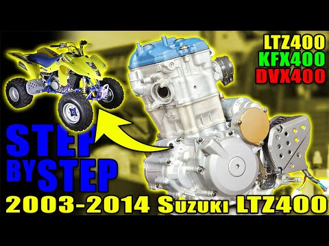 How to Build a Suzuki LTZ400 Engine | 2003 - 2014 Full Build Step by Step - KFX400 DVX400