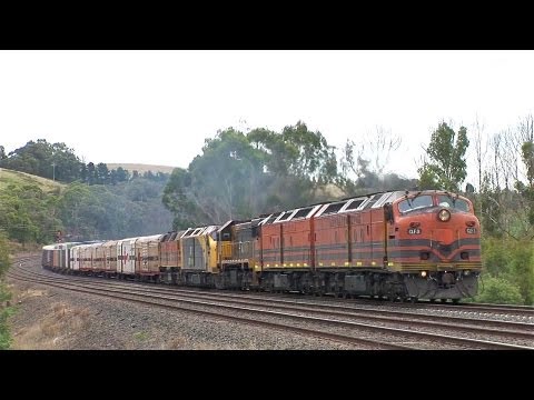 Freight Trains: QR National 5BM7 at Wandong.  Sat 05/05/12