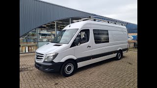الميكروباصات شاحنة مقفلة Mercedes-Benz Sprinter 314 CDI Maxi Dubbele cabine Doka 6 Zits Euro 6 L3H2 | صورة 4 - Autoline