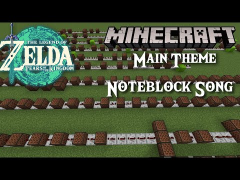 TrackKing25 - Legend of Zelda: Tears of the Kingdom Main Theme- Minecraft Note Block Songs