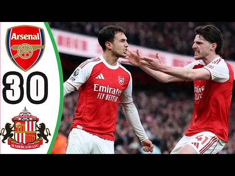 Arsenal vs Sunderland 3-0 || Extended Highlights & All Goals || Premier League 2025/26