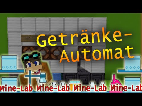 Getränkeautomat in Minecraft - Redstoneschaltung in Minecraft 1.16