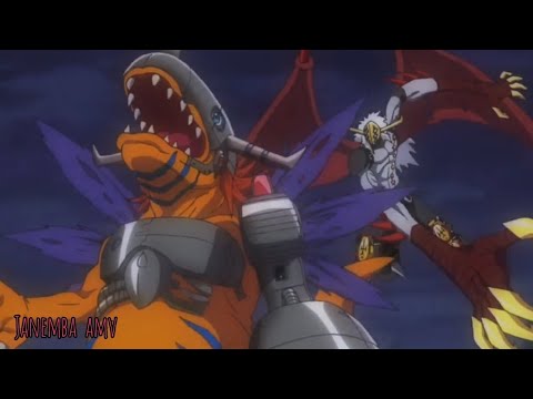 devimon vs metalgreymon and weregarurumon AMV