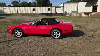 1994 Chevrolet Corvette Convertible Walk Around and Drive By